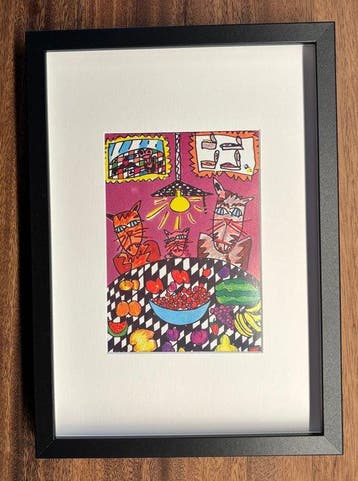 James Rizzi (1950-2011) - Cats dont like fruit
