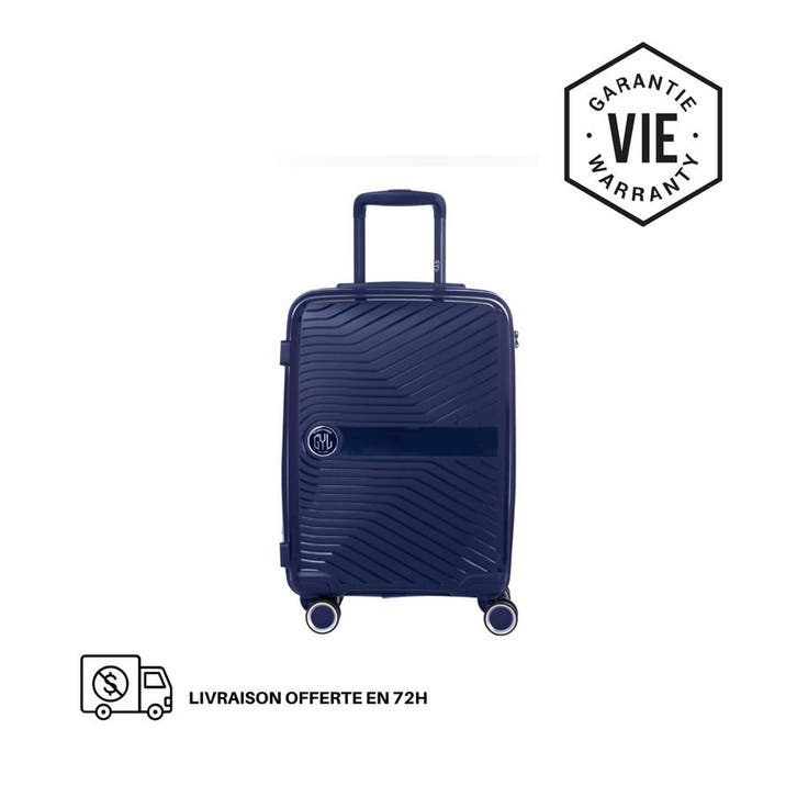 2dekans | BLAUW MEDIUM HARDE KOFFER (MAAT M), Handtassen en Accessoires, Koffers, Ophalen of Verzenden