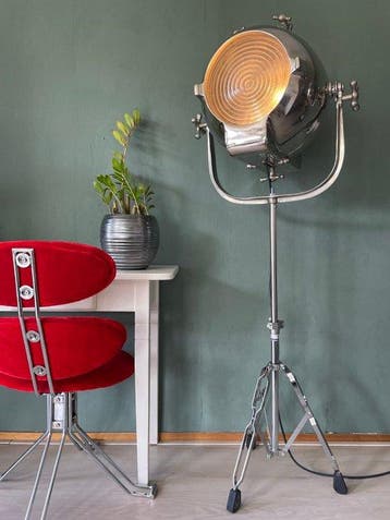 Eichholtz - Lamp - Spitfire - Metaal, Chroom, Aluminium,, Antiek en Kunst