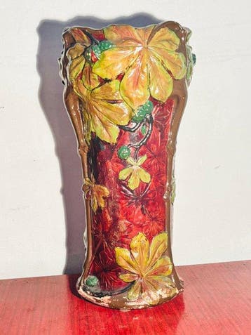 Keller & Guérin Luneville - Vaas - Aardewerk - Hoogte: 55 cm, Antiquités & Art