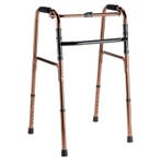 Lichtgewicht looprek Brons, inklapbaar. Met loopfunctie, Diversen, Verpleegmiddelen, Ophalen of Verzenden, Nieuw