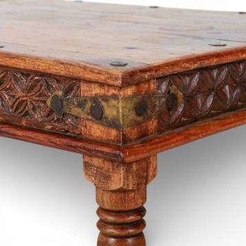 Table basse - Teck - TABLE BASSE Séc. XIX