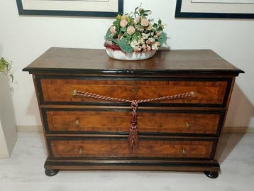 Canterano veneziani - Ebanista veneziano - Commode - Walnoot
