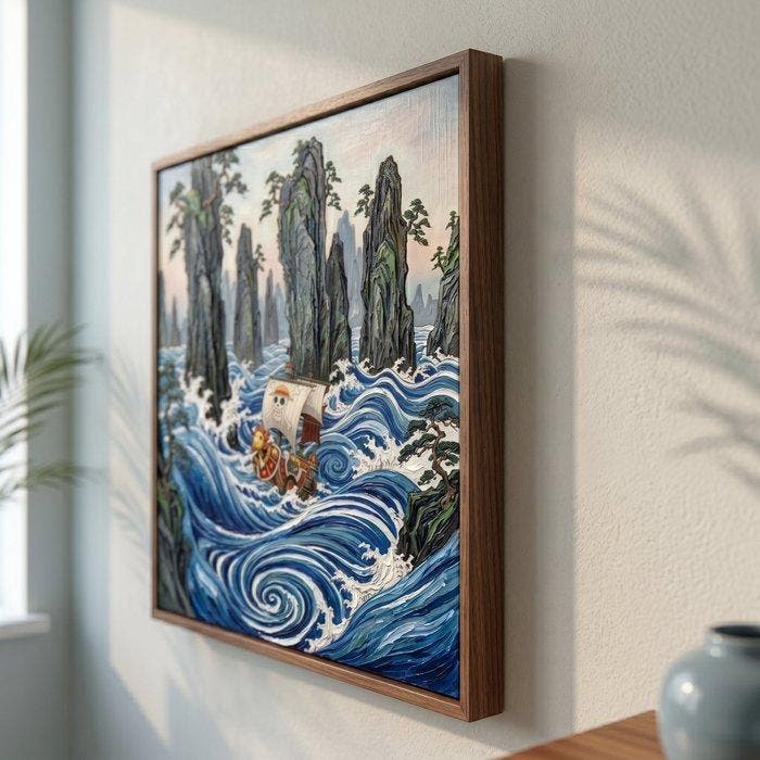 MEDSAN - One Piece Post-Impressionist Voyage (, Antiek en Kunst, Kunst | Designobjecten