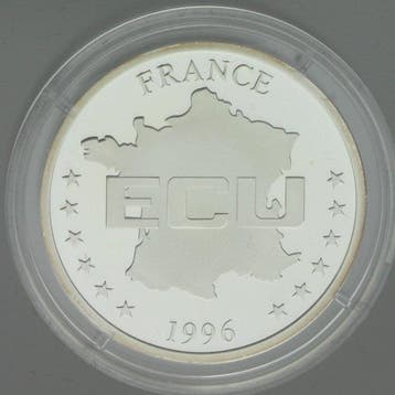 Frankrijk. Ecu Europe Argent PROOF 1996 (Zonder