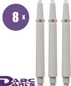 Nylon Dart Shafts Wit - 8 sets, Sport en Fitness, Darts, Ophalen of Verzenden, Nieuw, Shafts