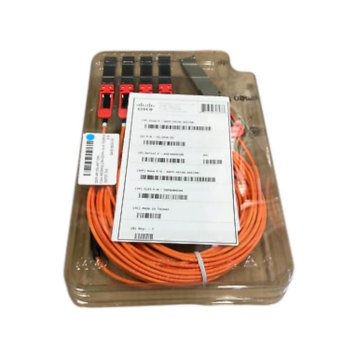 Cisco QSFP-4X10G-AOC10M, Informatique & Logiciels, Commutateurs réseau, Enlèvement ou Envoi