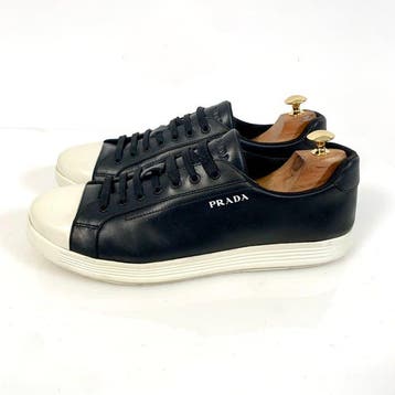 Prada LowTop Sneaker Black/White 4S 3364 UK 8.5 - Sneakers -
