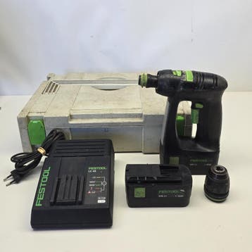 Festool C12 Accu Boor/schroefmachine Set Compleet, Ophalen of Verzenden