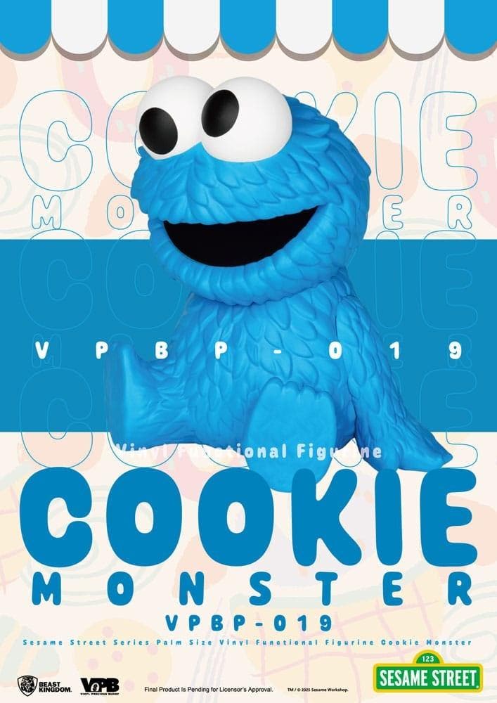 Sesame Street Piggy Spaarpot Cookie Monster 12 cm, Verzamelen, Film en Tv, Nieuw, Ophalen of Verzenden