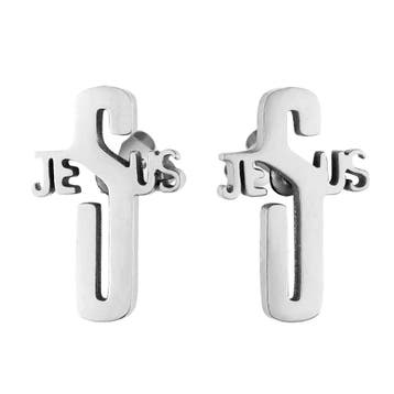 Fako Bijoux - Oorbellen - Steker - RVS - Stainless Steel -, Verzenden