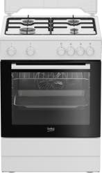 Beko FBM6202w - Gasfornuis - 60 cm - Wit, Ophalen of Verzenden, Nieuw