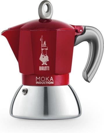 Bialetti Moka Induction Rood Percolator — zo goed als nieuw, Verzenden, Nieuw in verpakking