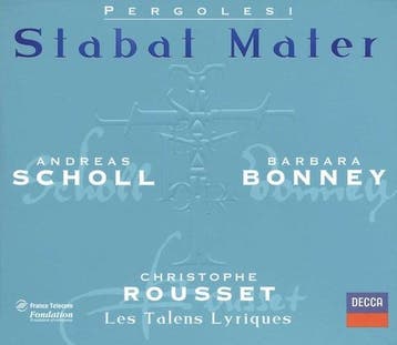 Pergolesi/  Andreas Scholl, Barbara Bonney, Les Talens Lyriq, Verzenden