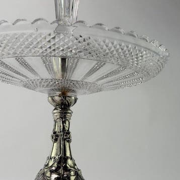 Tafelmiddenstuk - Belle Époque - sculpturale bladeren -