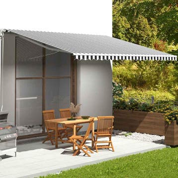 vidaXL Vervangingsdoek voor luifel 500x350 cm polyester, Verzenden