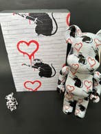 Medicom Toy Be@rbrick - Banksy LOVE RAT 100% & 400%