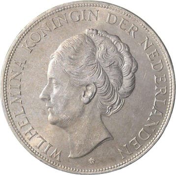 Nederland. Wilhelmina. 2 1/2 Gulden 1931 KWALITEIT (Zonder
