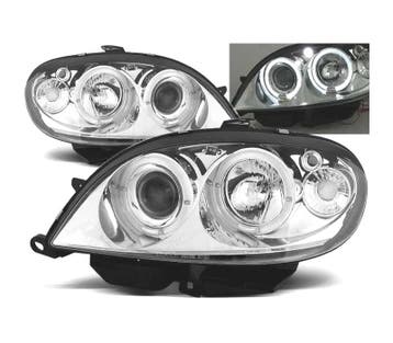 PHARES CITROEN SAXO 99-04 ANGEL EYES FOND CHROMÉ, Auto-onderdelen, Verzenden, Nieuw