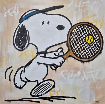 Hipo (1988) - Snoopy - Champions keep playing until they get, Antiek en Kunst