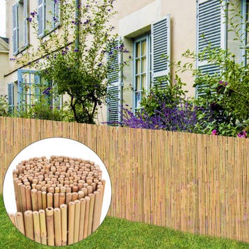 vidaXL Scherm 300x100 cm bamboe, Verzenden, Nieuw