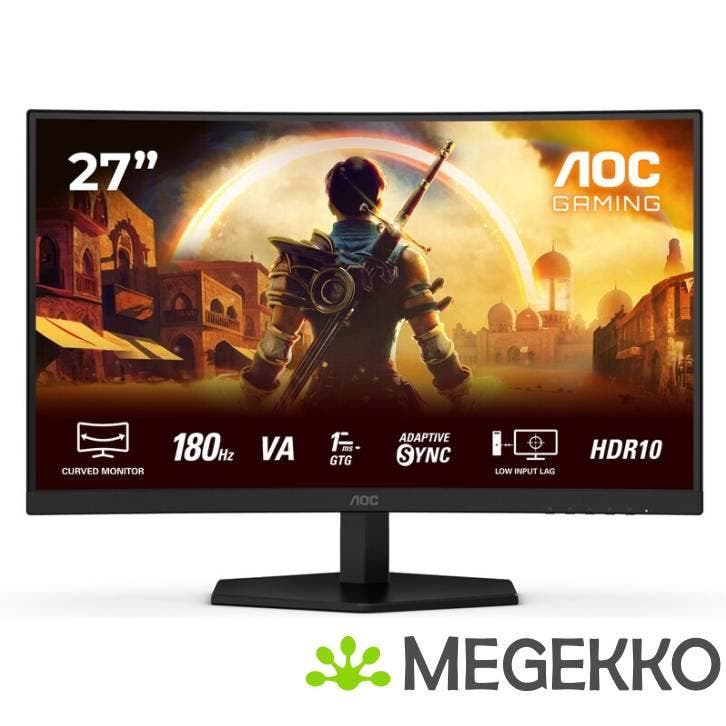 AOC C27G42E 27  Full HD 180 Hz Fast VA Curved Gaming Monitor, Computers en Software, Overige Computers en Software, Nieuw, Verzenden