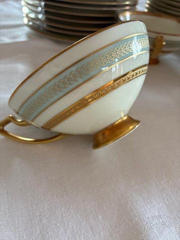 Beltrami Torino - Tafelservies (24) - Porselein, Goud