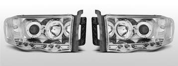 Koplampen Angel Eyes | geschikt voor Dodge Ram 2002-2006 | c, Auto-onderdelen, Verzenden, Nieuw, Dodge