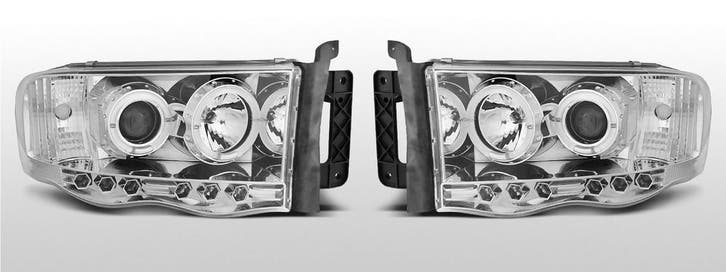 Koplampen Angel Eyes | Dodge Ram 2002-2006 | chroom, Autos : Pièces & Accessoires, Éclairage, Envoi