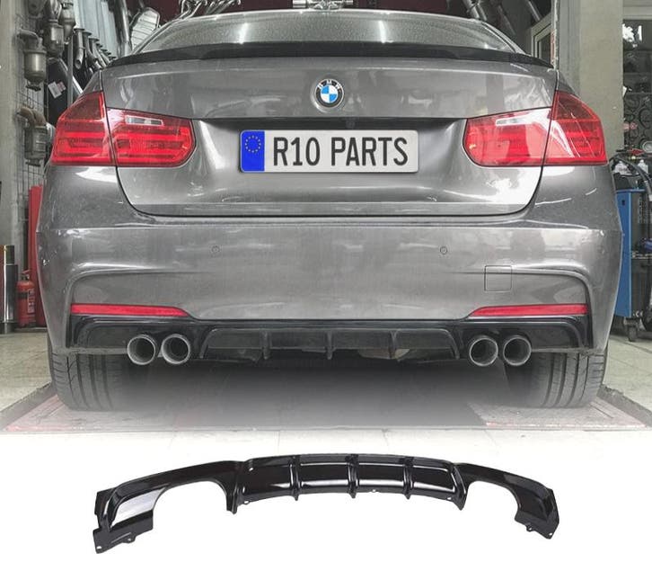 DIFFUSEUR BMW F30 F31 LOOK M PERFORMANCE NOIR BRILLANT, Auto-onderdelen, Carrosserie, Verzenden