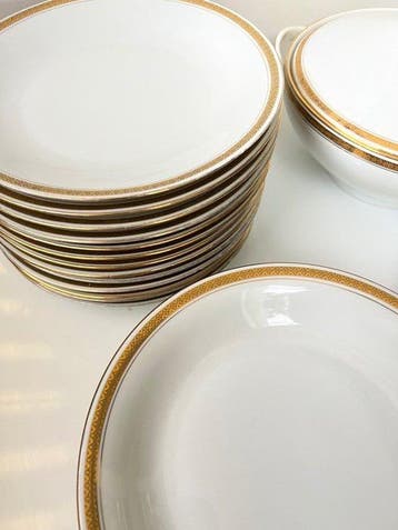 Tafelservies (24) - Porselein, Antiek en Kunst