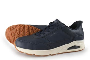 Skechers Instappers in maat 46 Blauw, Kleding | Heren, Schoenen, Overige typen, Zo goed als nieuw, Skechers, Verzenden