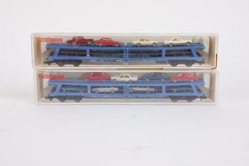 Fleischmann N - 8290/8291 - Wagon de marchandises pour