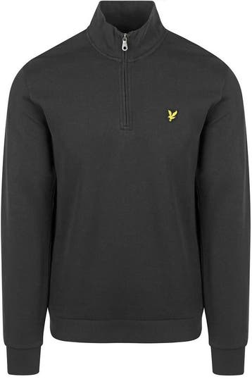 Lyle & Scott Sweat Half Zip Zwart maat Maat 52/54 (L) Heren, Maat 52/54 (L), Verzenden, Zwart, Nieuw
