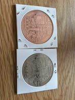 Monde. Medal Bitcoin - verkupfert, versilbert - 2 x 16g