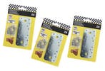 Set van 6 metalen verbindingsplaten met schroeven (135x55x2, Bricolage & Construction, Verzenden