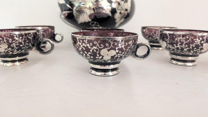 Service de table (7) - Verre, Argent - Art déco, Antiek en Kunst, Kunst | Designobjecten