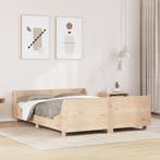 vidaXL Bedframe zonder matras massief grenenhout 140x200 cm, Verzenden, Nieuw