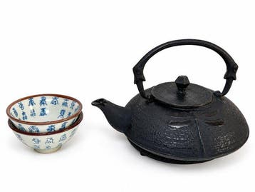 Nanbu Tekki - Theepot (3) - Traditionele tetsubins - Japanse, Antiek en Kunst