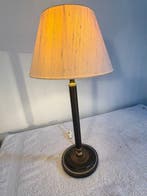 Lampen Yvonne - Lampe de table - Laiton, Métal, Tissu