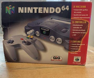 Nintendo - Nintendo 64 - Nintendo 64-Console completa in, Nieuw