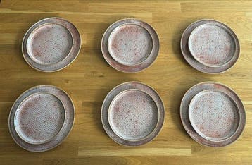 Moritz & Moritz - Eetservies (12) - Porselein - Geometrisch