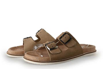 Manfield Slippers in maat 42 Beige, Slippers, Manfield, Overige kleuren, Verzenden