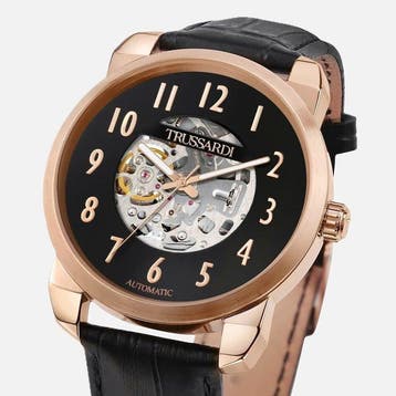Trussardi - Automatic - Premium Skeleton - Seiko Cal. 24, Nieuw