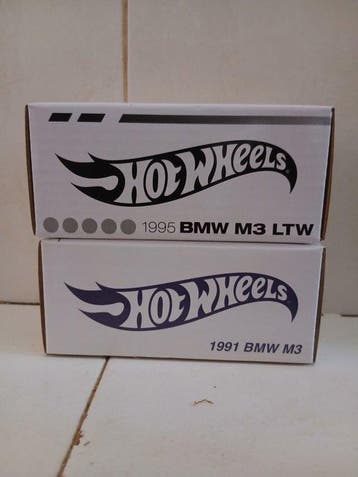 Hot Wheels 1:64 - Voiture miniature (2) - BMW M3 (1991 BMW, Nieuw