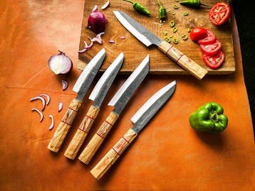 Keukenmes - Kitchen knife set - Keukenmes - koksmes. Met de