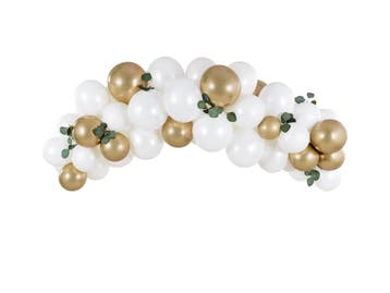 Ballonnenboog Zelf Maken Set Wit 2m, Verzenden, Nieuw