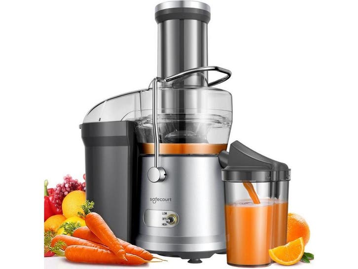 Safecourt Kitchen JE100/200 - Sapcentrifuge - 1200W 3, Electroménager, Extracteurs de jus, Envoi