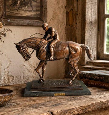 sculptuur, After Isidore Jules Bonheur, Le Grand Jockey