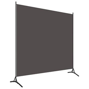 vidaXL Kamerscherm met 1 paneel 175x180 cm antraciet, Verzenden